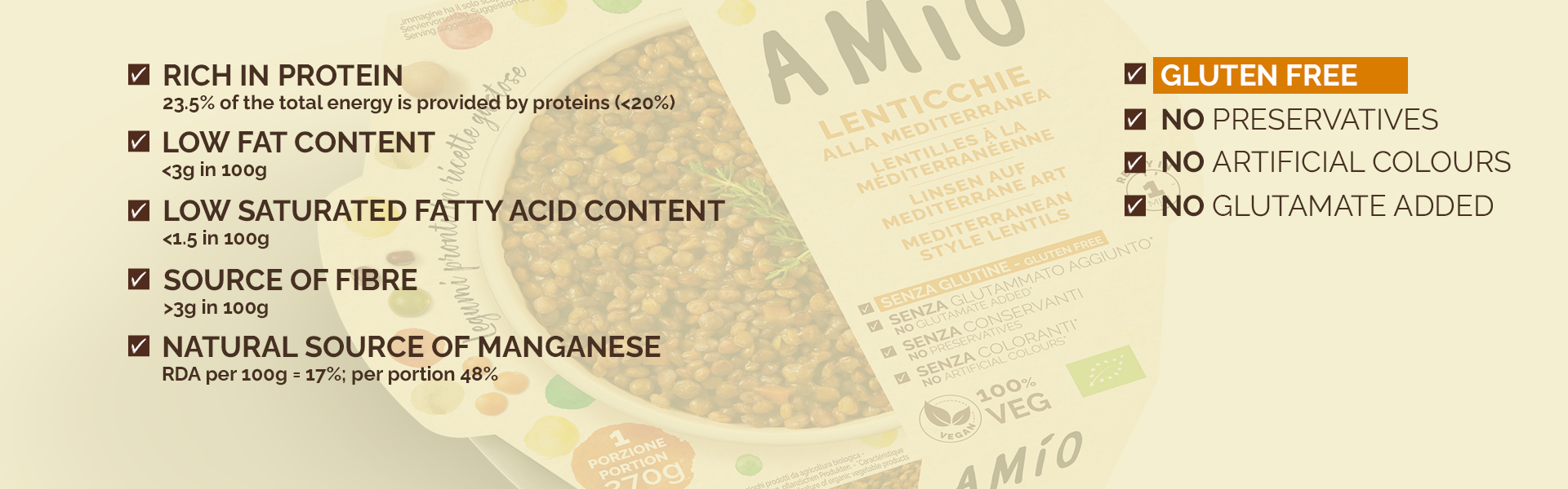 AMÍO Lenticchie
