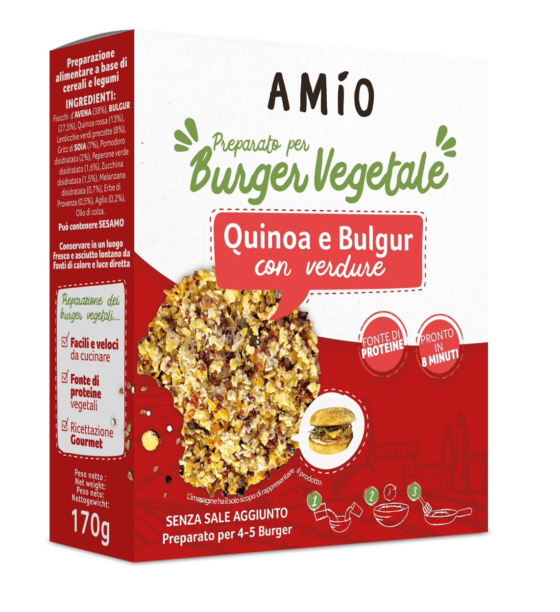 Product quinoa bulgur