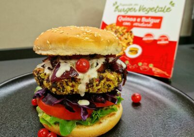 BURGER DI QUINOA E BULGUR